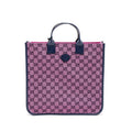 GUCCI CHILDREN’S TOTE BAG CANVAS/LEATHER PURPLE