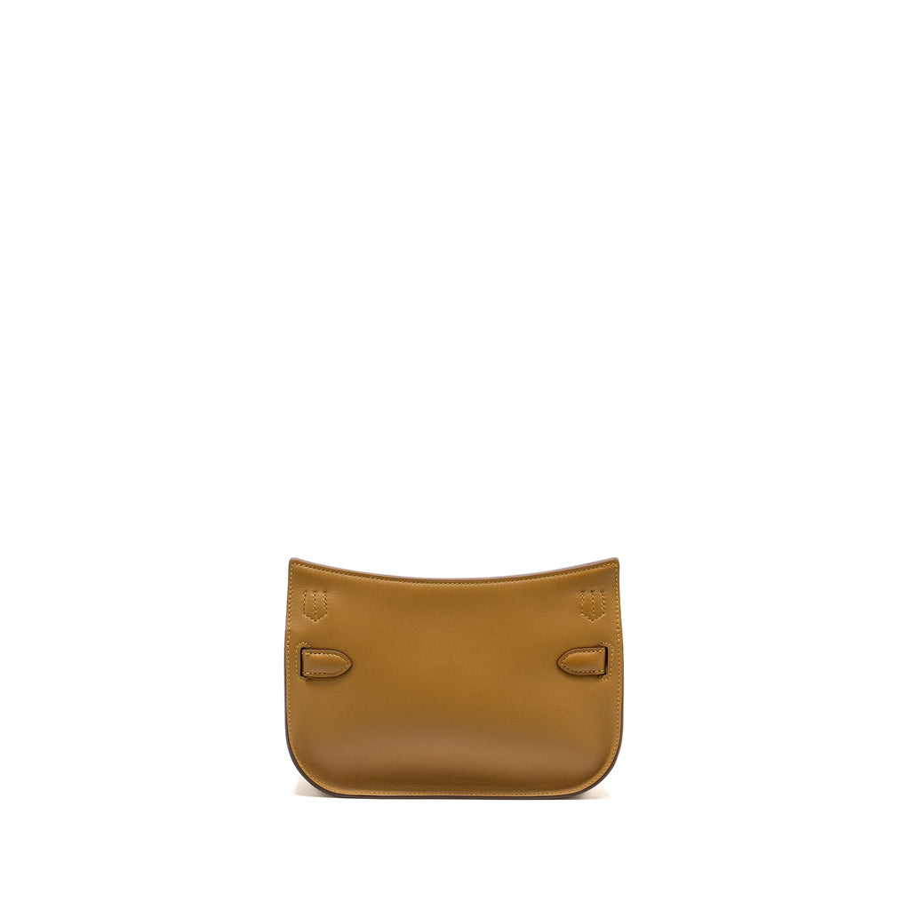 HERMES MINI JYPSIERE SWIFT BRONZE DORE/KRAFT GHW