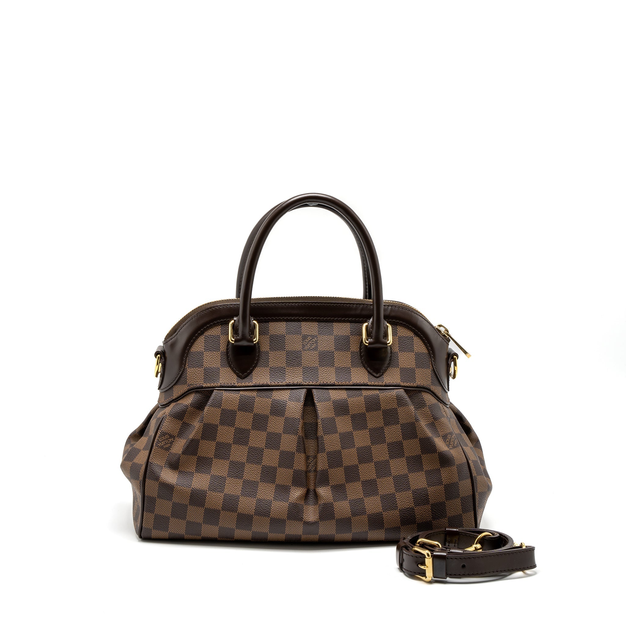 LOUIS VUITTON TREVI PM DAMIER EBENE CANVAS GHW