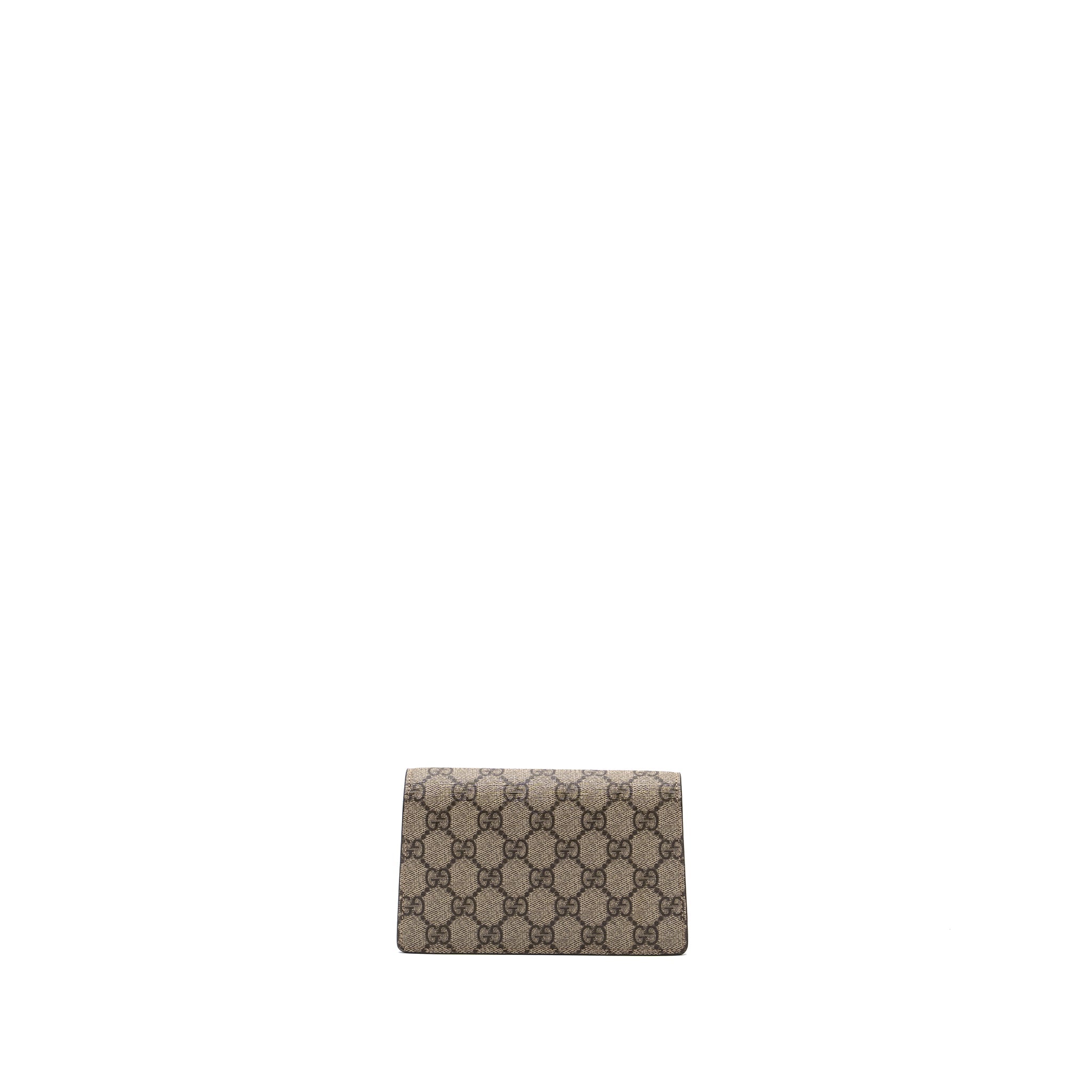 GUCCI DIONYSUS SUPER MINI GG SUPREME CANVAS/SUEDE RUTHENIUM SILVER HARDWARE