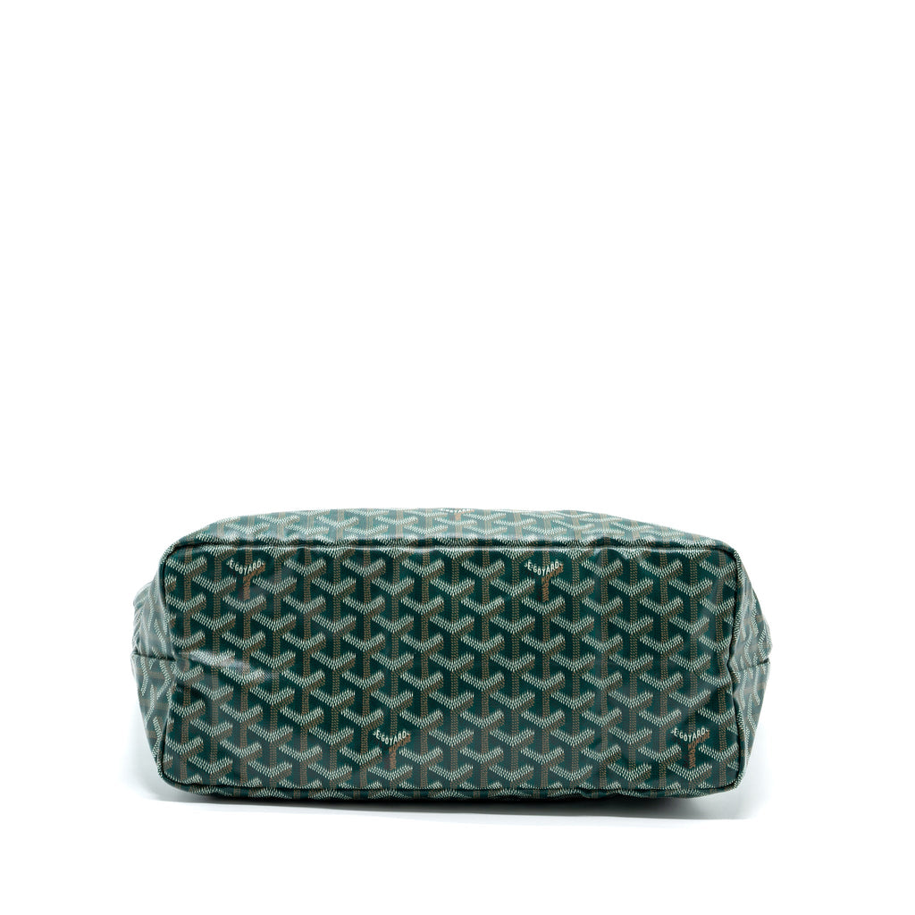 GOYARD SAINT LOUIS PM TOTE BAG CANVAS GREEN SHW