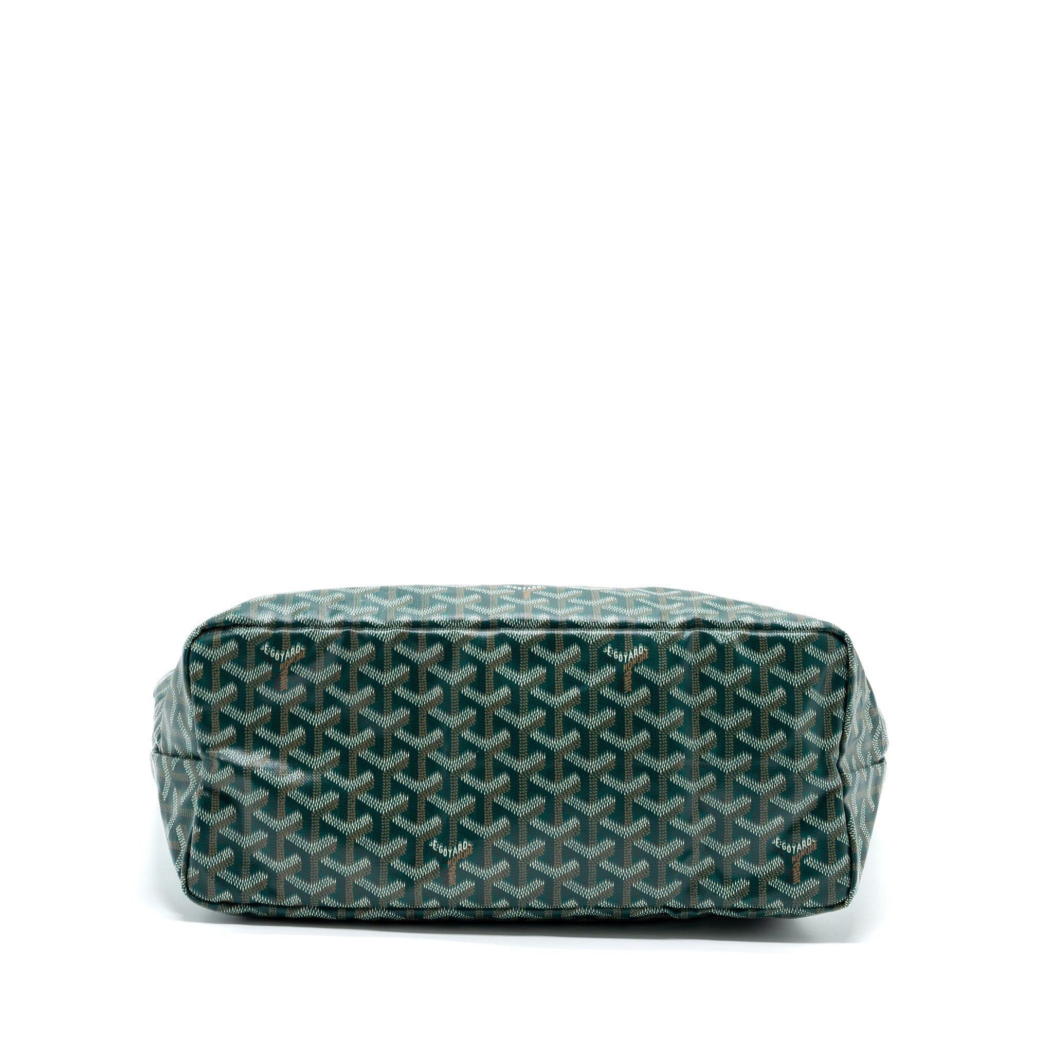 GOYARD SAINT LOUIS PM TOTE BAG CANVAS GREEN SHW