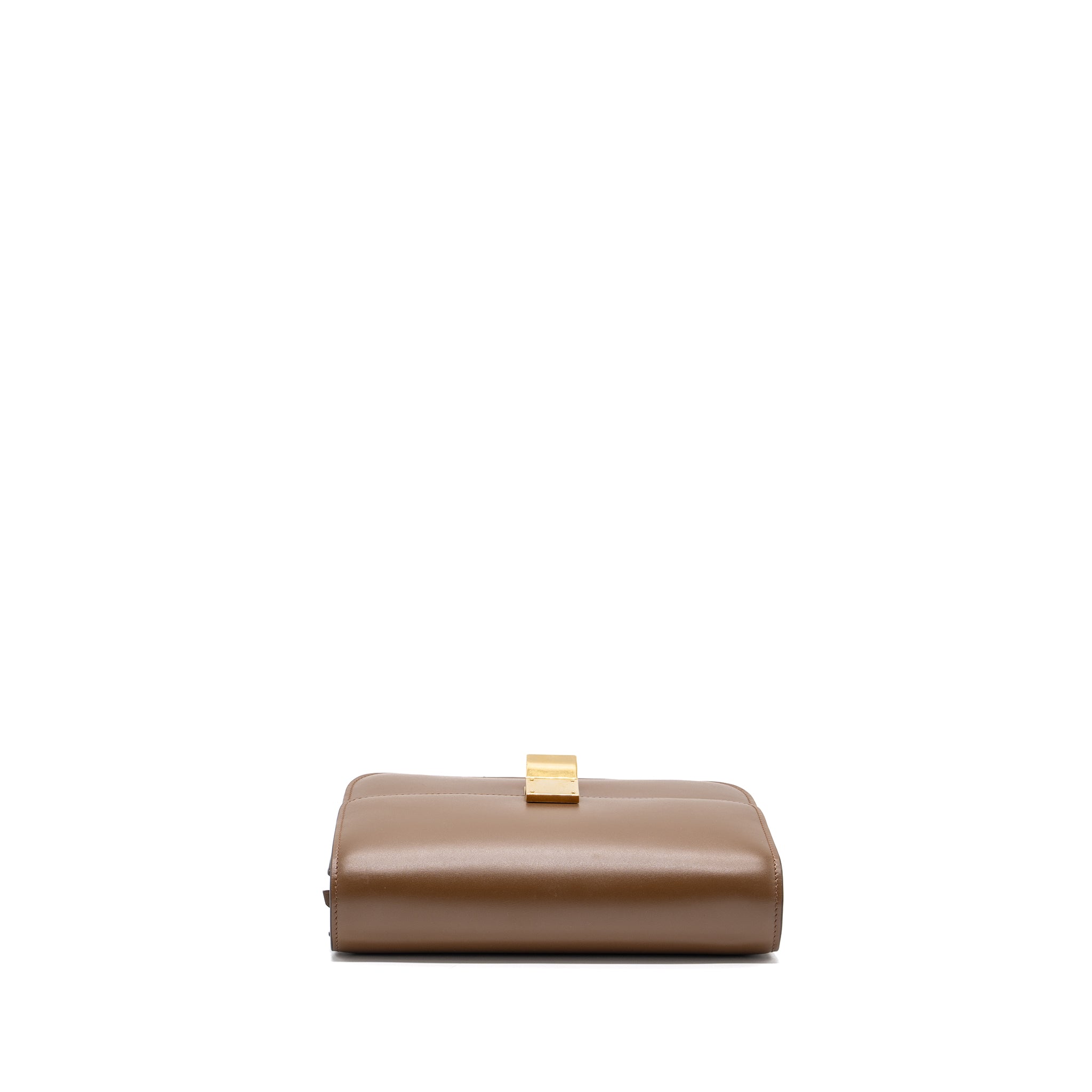 CELINE MEDIUM BOX CALFSKIN CAMEL GHW
