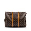 LOUIS VUITTON VINTAGE ZIPPER TRAVEL BAG MONOGRAM CANVAS GHW