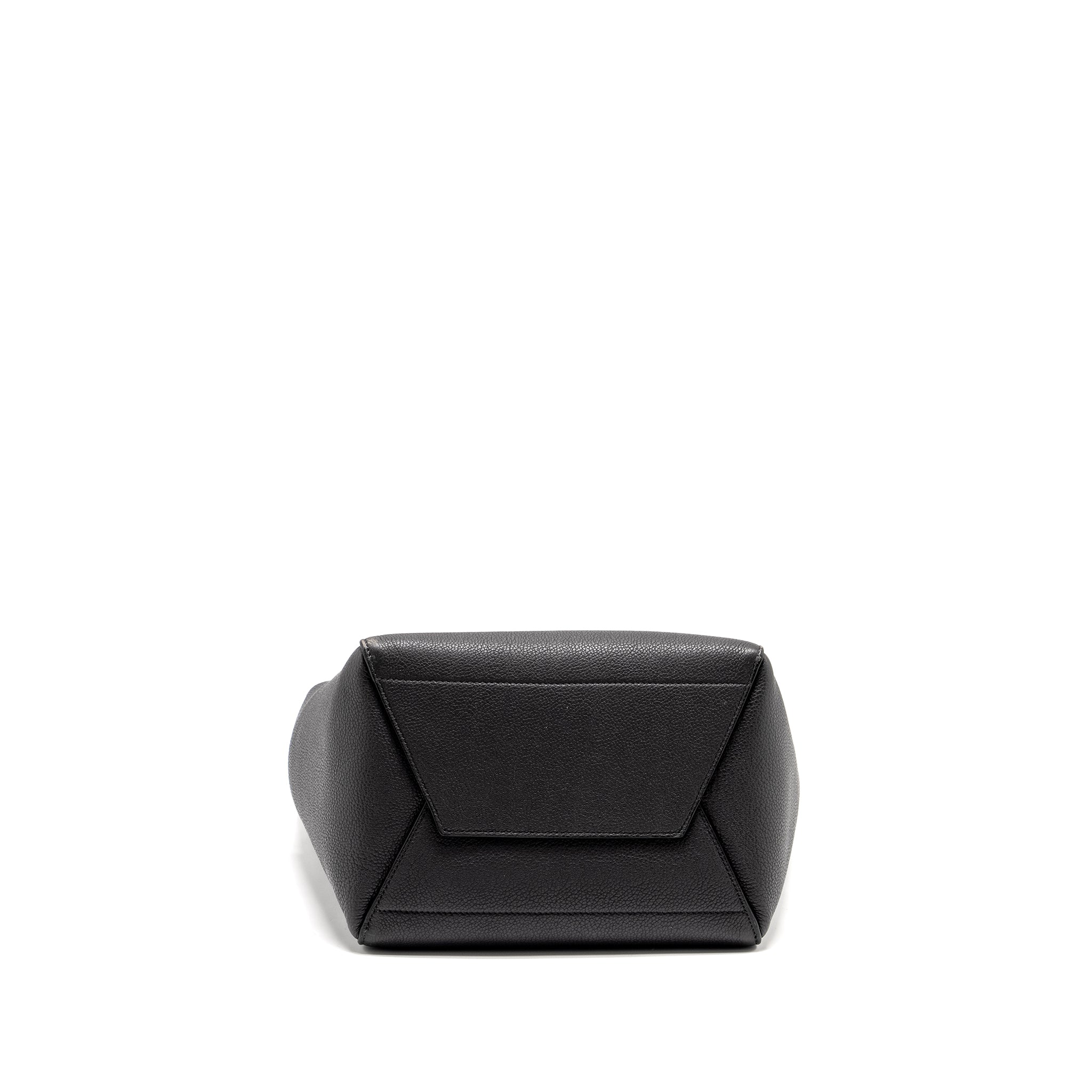 CELINE SANGLE BUCKET BAG CALFSKIN DARK GREY GHW