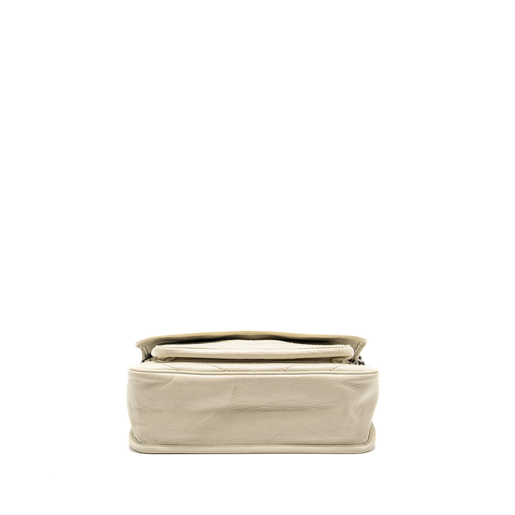 SAINT LAURENT/ YSL MEDIUM NIKI CALFSKIN WHITE SHW