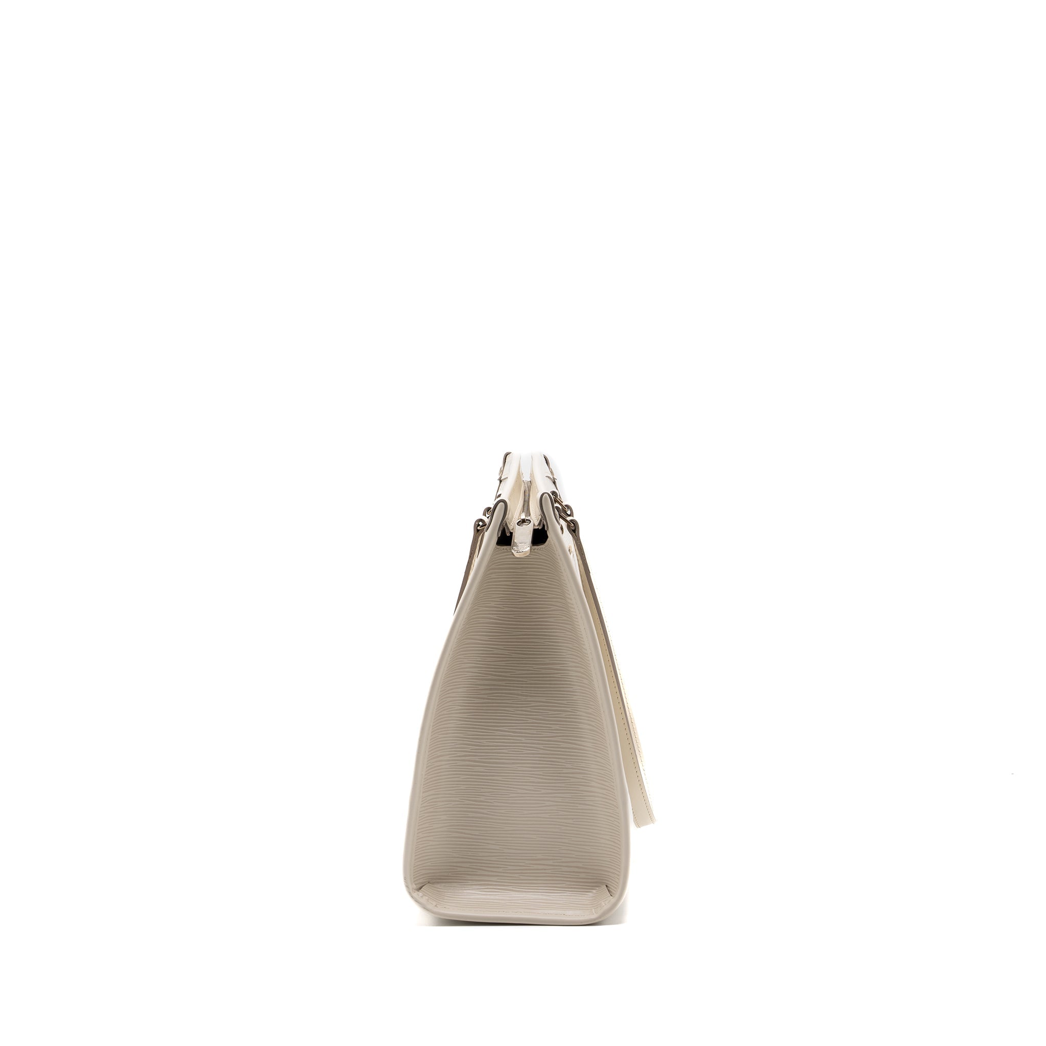 LOUIS VUITTON MADELEINE GM TOTE BAG EPI WHITE SHW