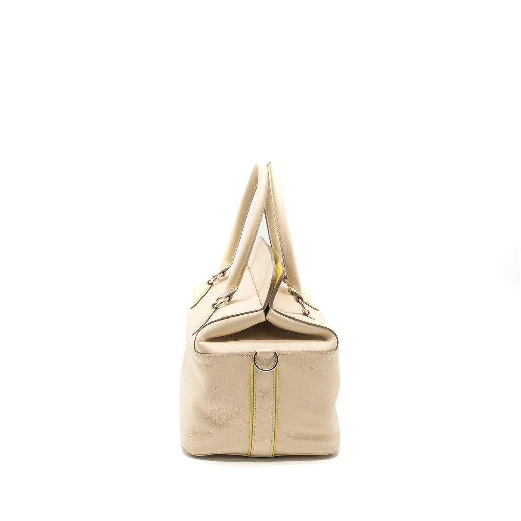 HERMES TOOLBOX 26 CLEMENCE CRAIE/JAUNE POUSSIN SHW