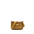 HERMES MINI JYPSIERE SWIFT BRONZE DORE/KRAFT GHW
