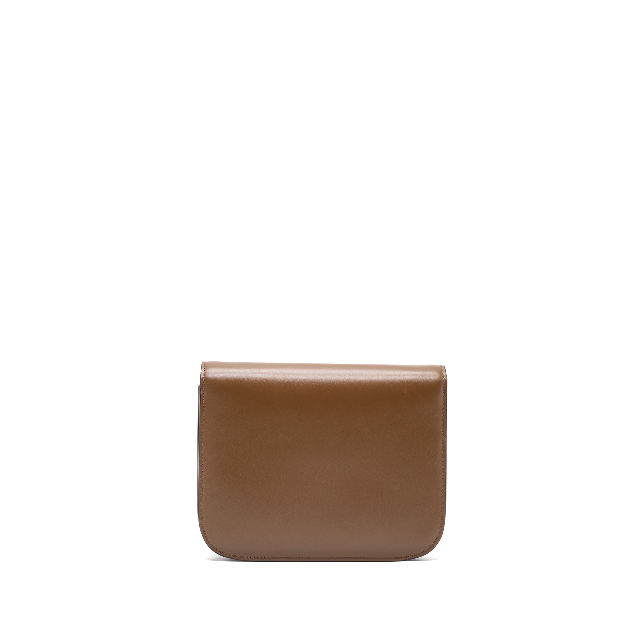 CELINE MEDIUM BOX CALFSKIN CAMEL GHW