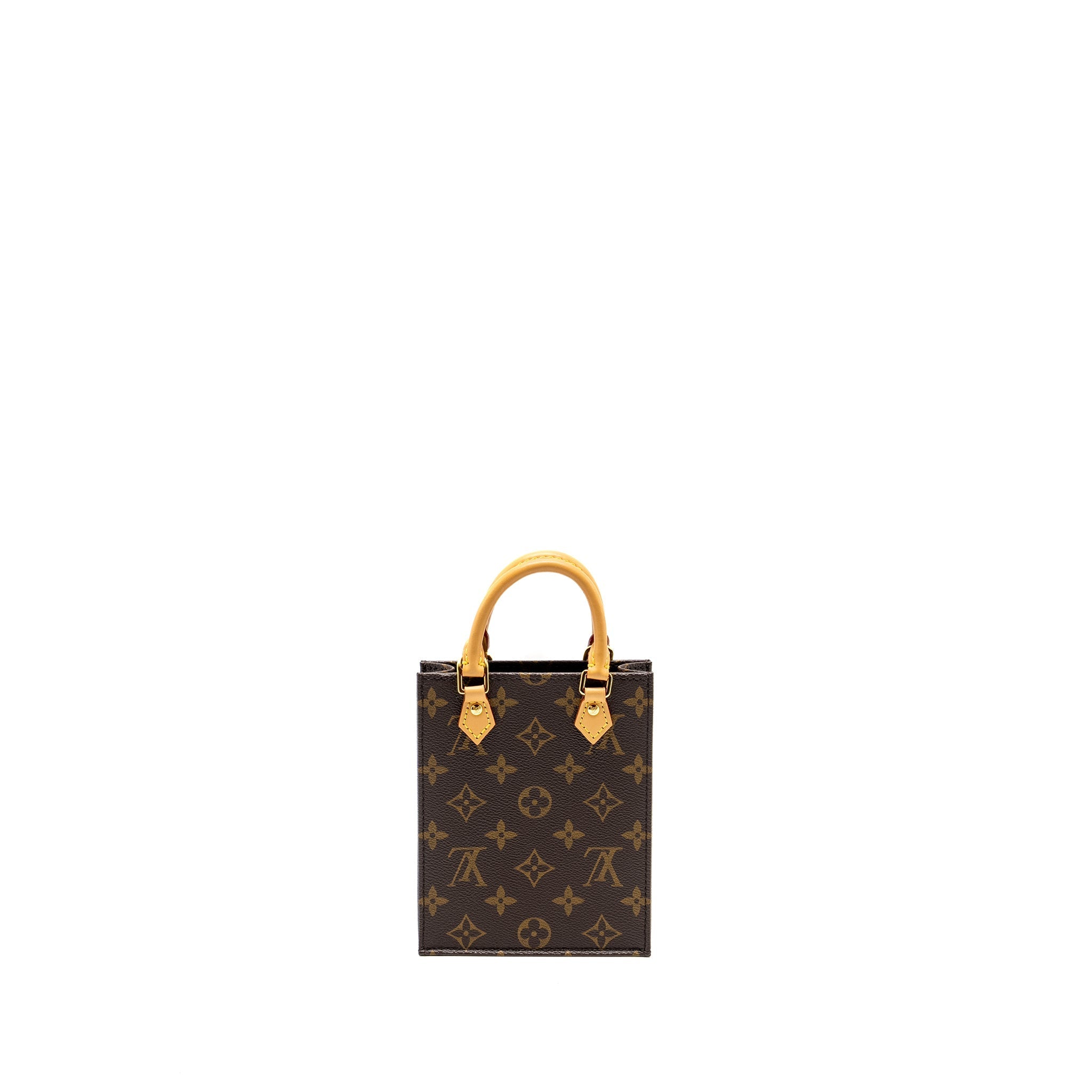 LOUIS VUITTON PETIT SAC PLAT MONOGRAM CANVAS GHW