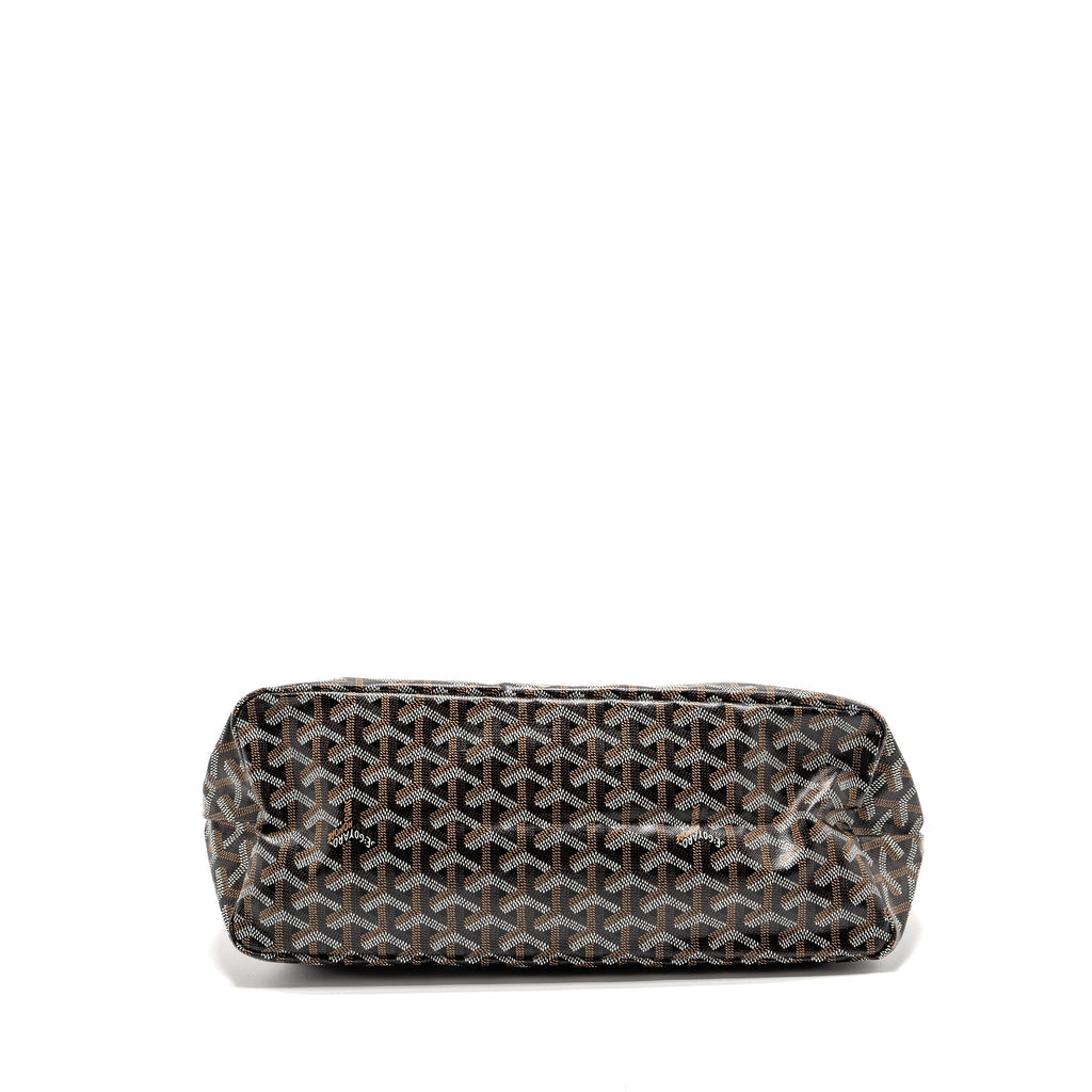 GOYARD BOHEME HOBO BAG GOYARDINE CANVAS/CALFSKIN BROWN SHW