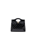 CHANEL 24C MINI 31 BAG SHINY CALFSKIN BLACK LGHW(MICROCHIP)