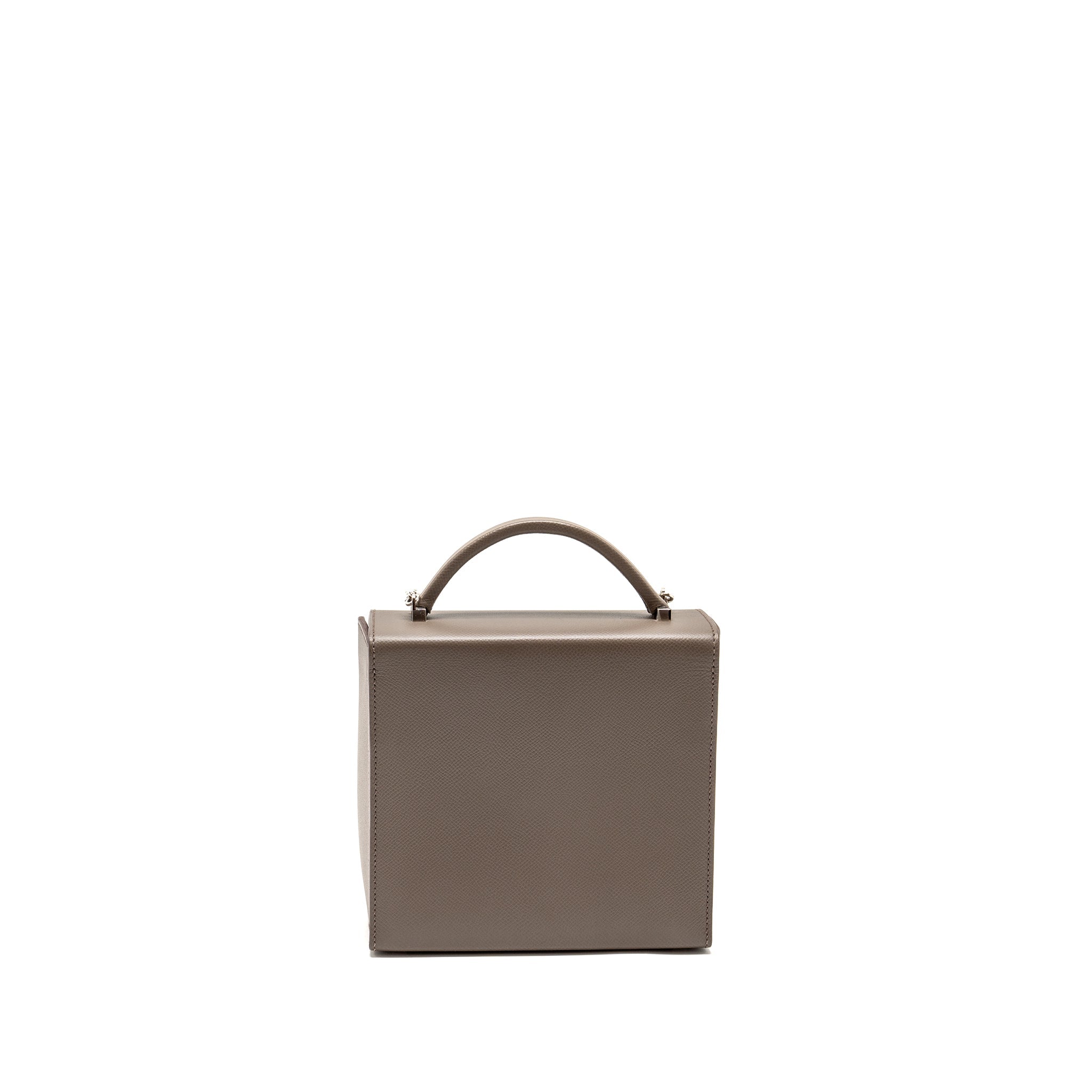 HERMES CINHETIC BOX BAG EPSOM GRIS ETAIN SHW