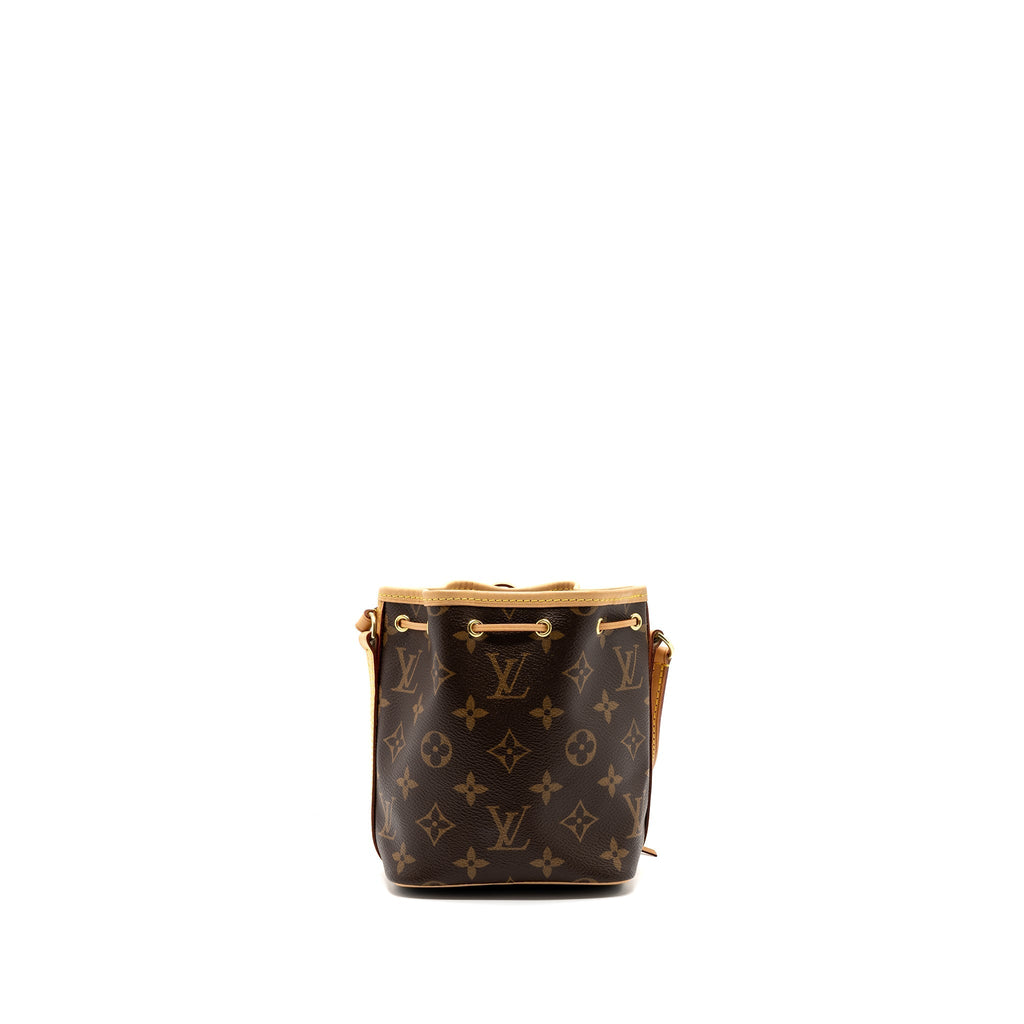 LOUIS VUITTON NANO NOE MONOGRAM CANVAS GHW