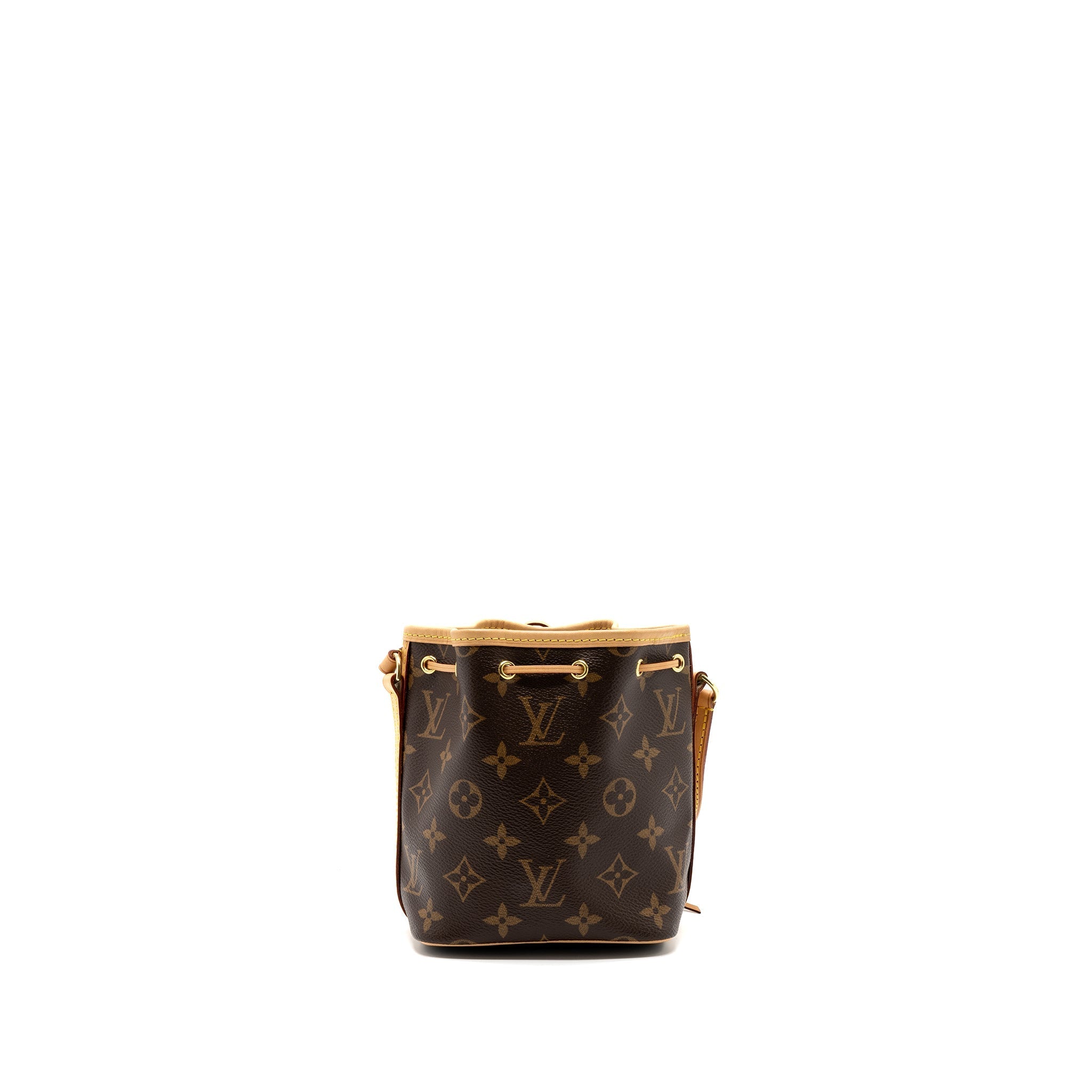 LOUIS VUITTON NANO NOE MONOGRAM CANVAS GHW