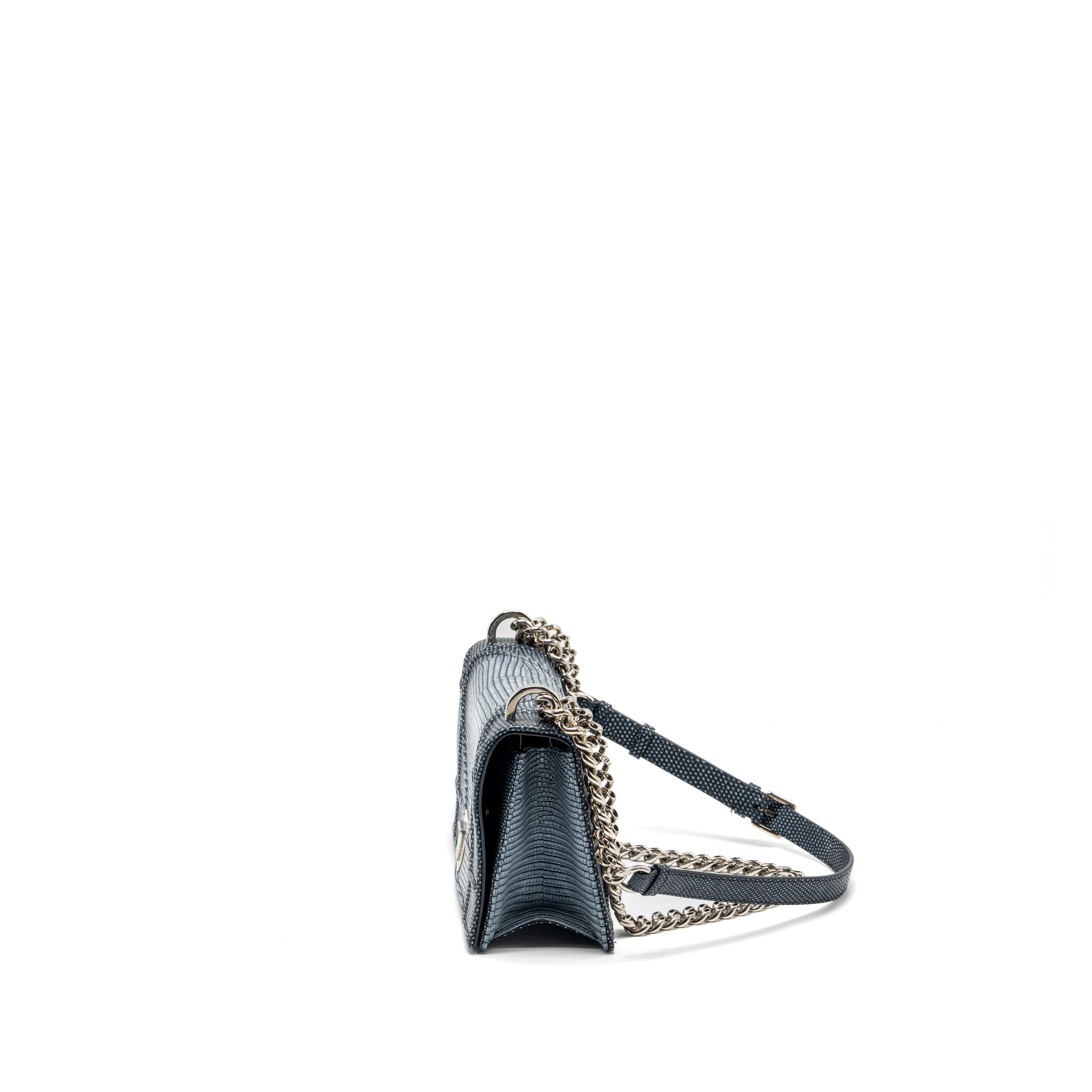 DIOR SMALL DIORAMA LIZARD SILVER/MULTICOLOUR SHW