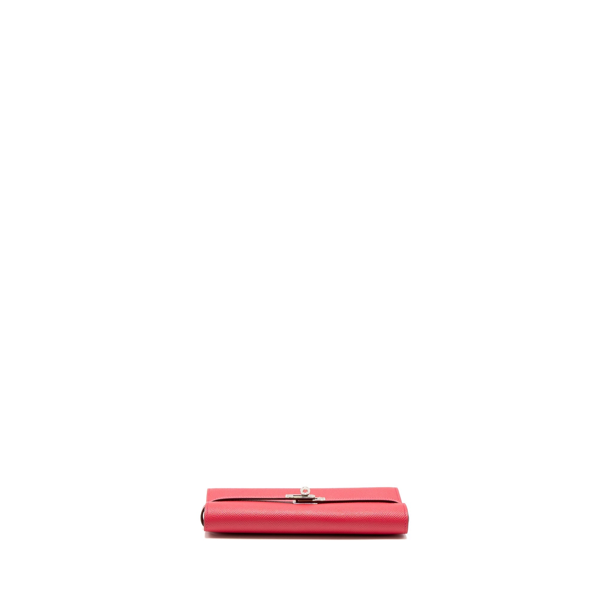 HERMES KELLY LONG WALLET EPSOM ROSE EXTREME SHW