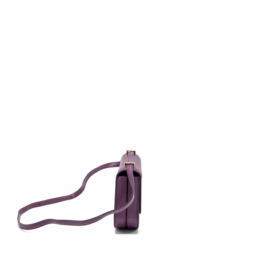 HERMES MOSAIQUE 24 MINI CHÈVRE CHAMKILA P9 ANEMONE GHW