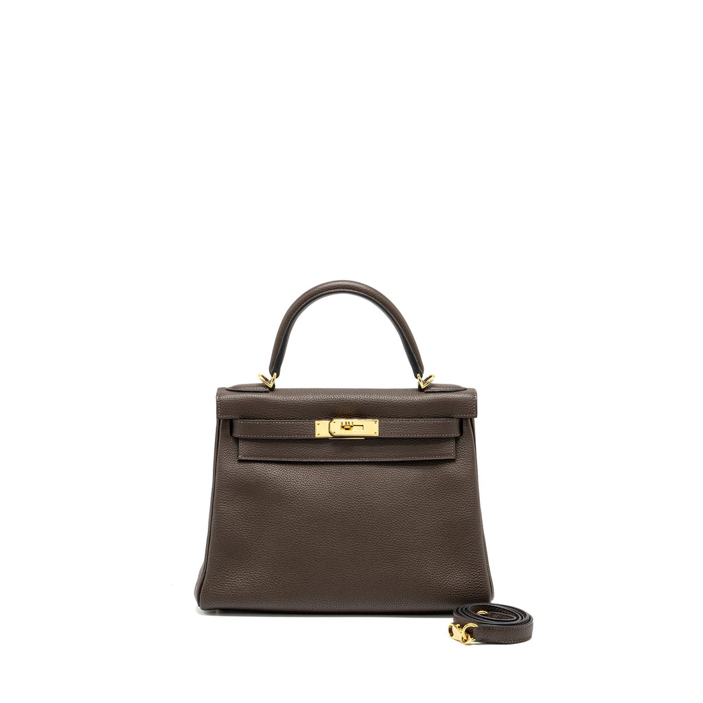 HERMES KELLY 28 TOGO C4 ECORCE GHW