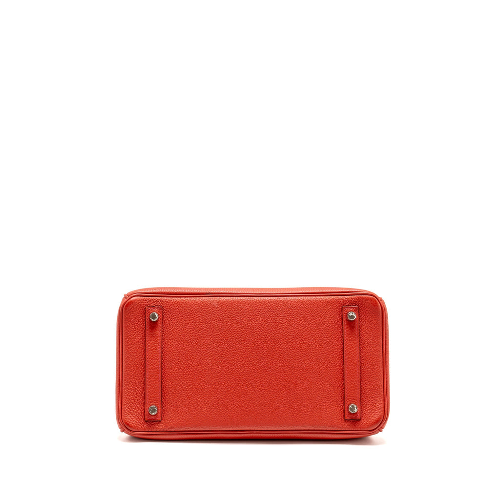 HERMES BIRKIN 30 TOGO ROUGE PIVOINE SHW
