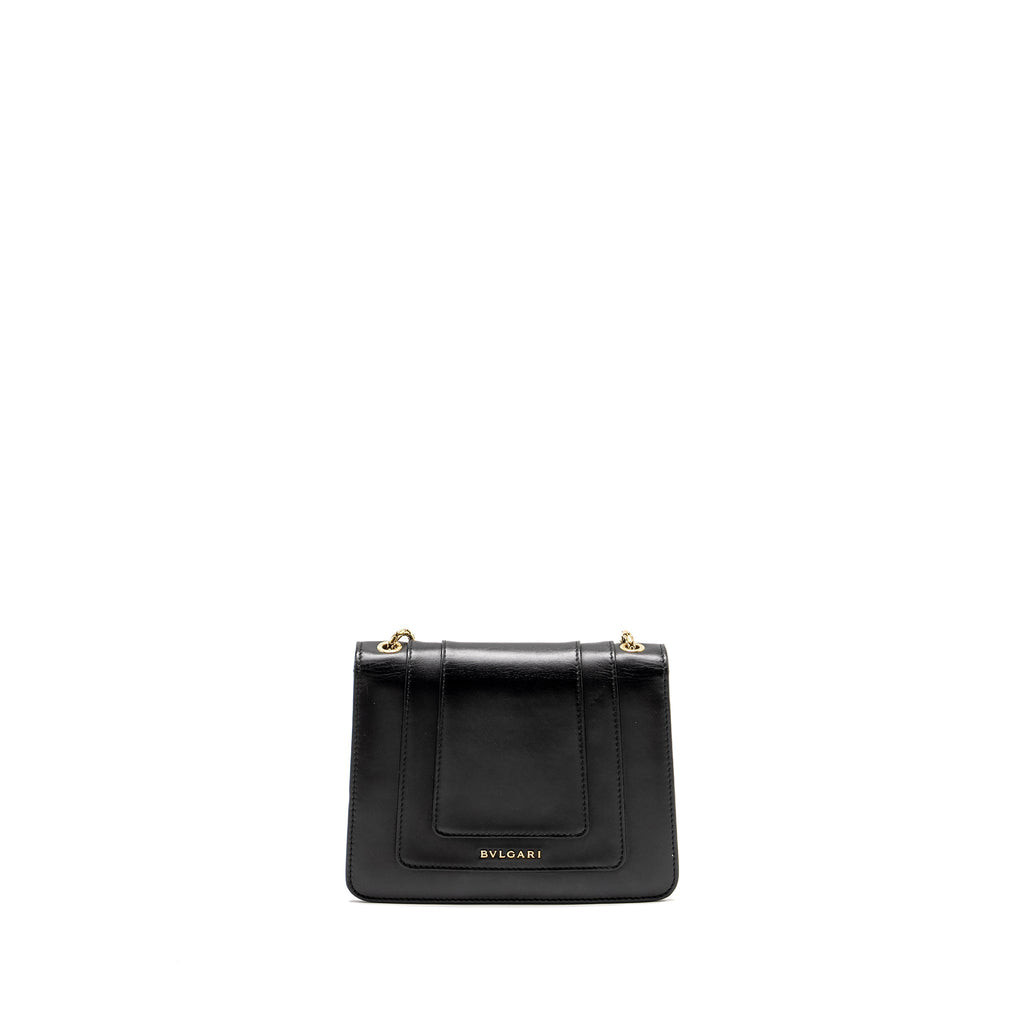 BVLGARI SERPENTI FOREVER CROSSBODY BAG CALFSKIN BLACK LGHW