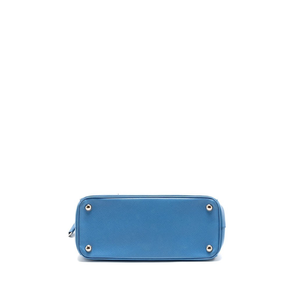 PRADA MEDIUM GALLERIA SAFFIANO BAG LEATHER BLUE SHW