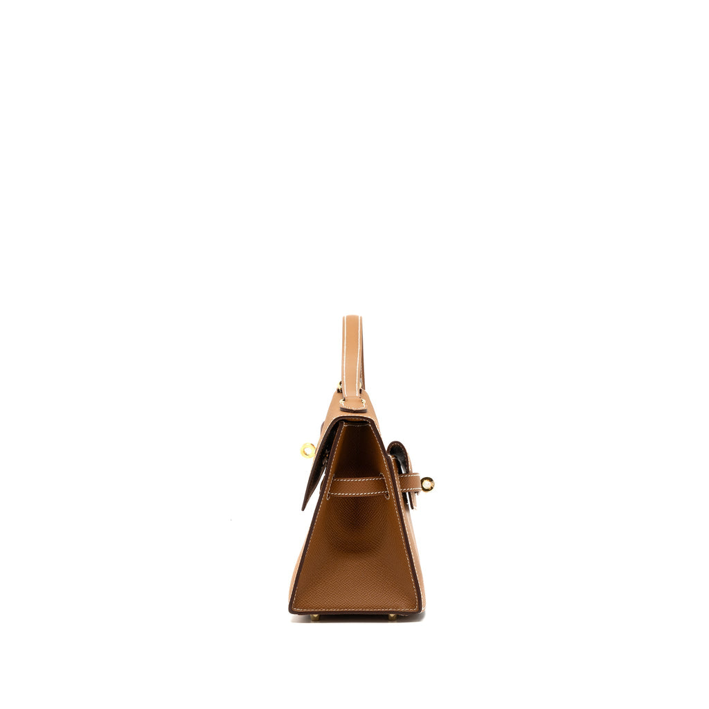 HERMES KELLY SELLIER EN DESORDRE 20 EPSOM GOLD GHW