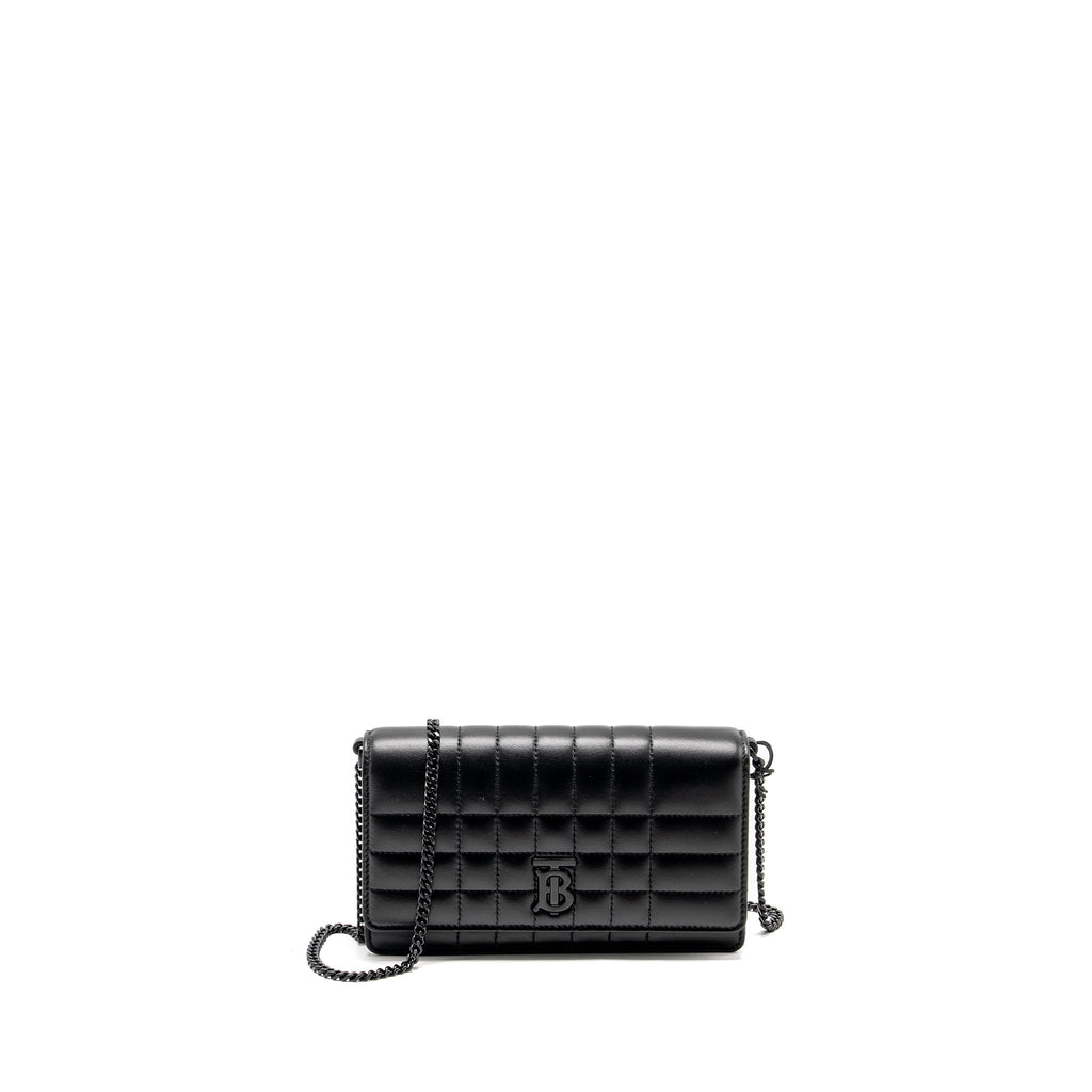 BURBERRY LOLA CLUTCH LAMBSKIN SO BLACK