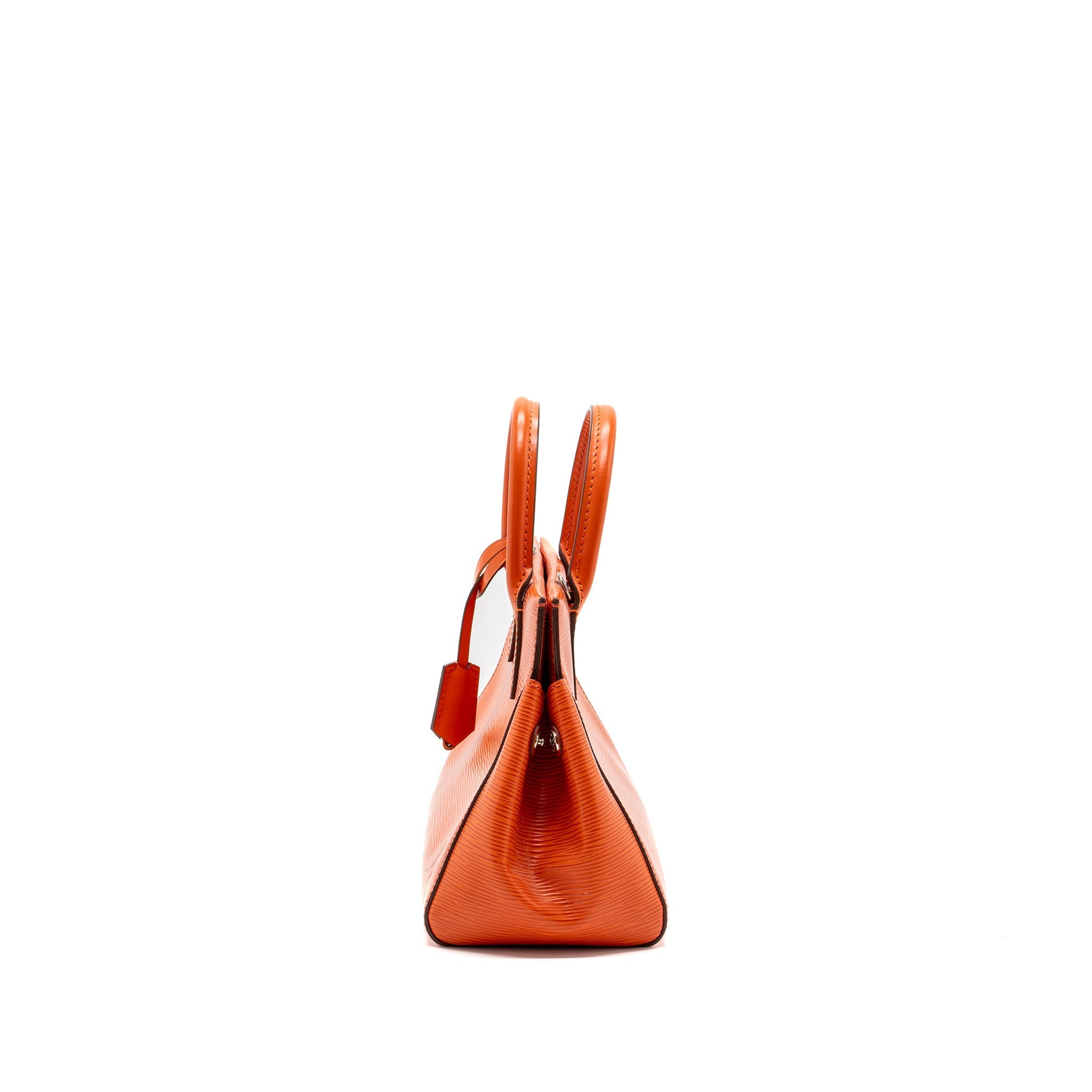 LOUIS VUITTON TOP HANDLE TOTE BAG EPI ORANGE SHW