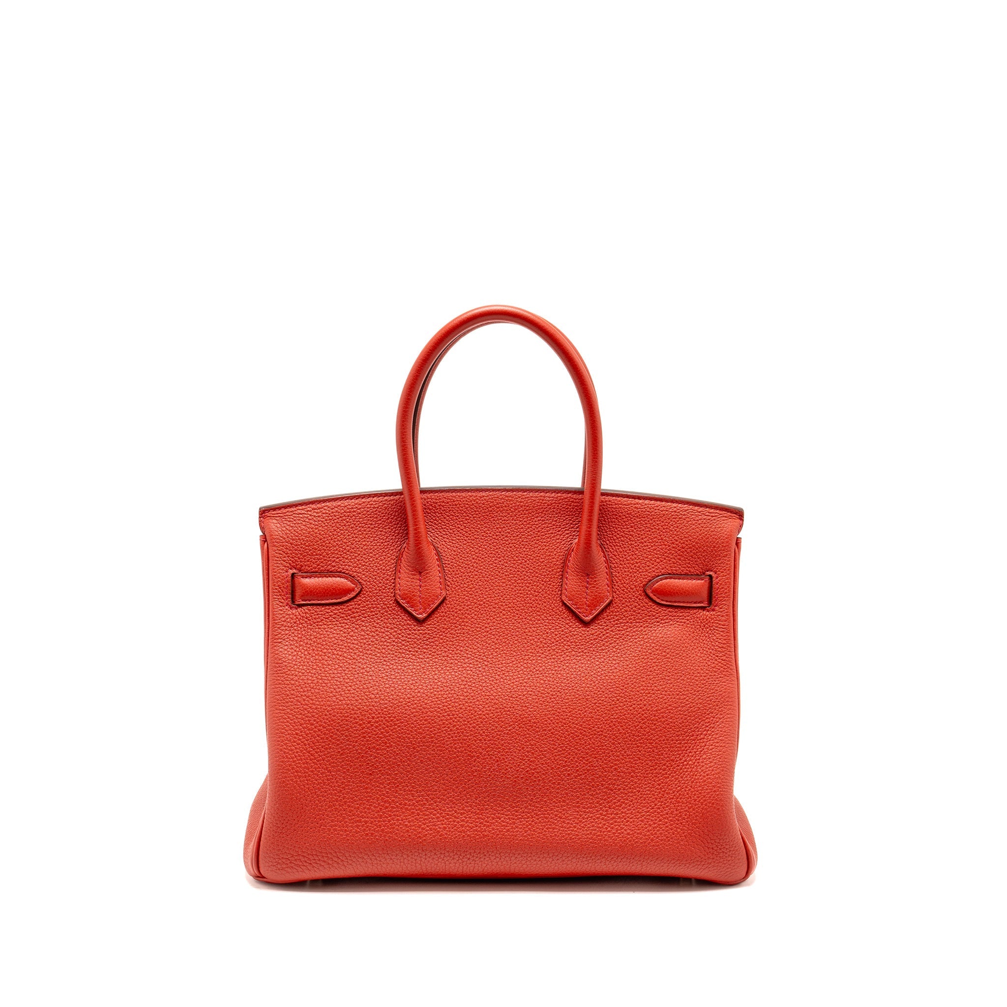 HERMES BIRKIN 30 TOGO ROUGE PIVOINE SHW