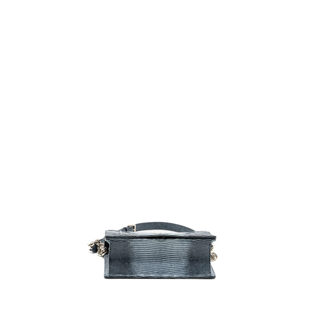 DIOR SMALL DIORAMA LIZARD SILVER/MULTICOLOUR SHW