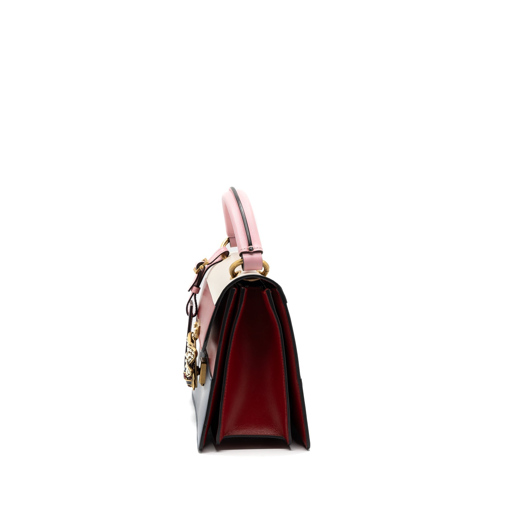 GUCCI QUEEN MARGARET TOP HANDLE BAG CALFSKIN MULTICOLOR GHW