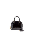 LOUIS VUITTON ALMA BB MONOGRAM PATENT AMARANTE PURPLE GHW
