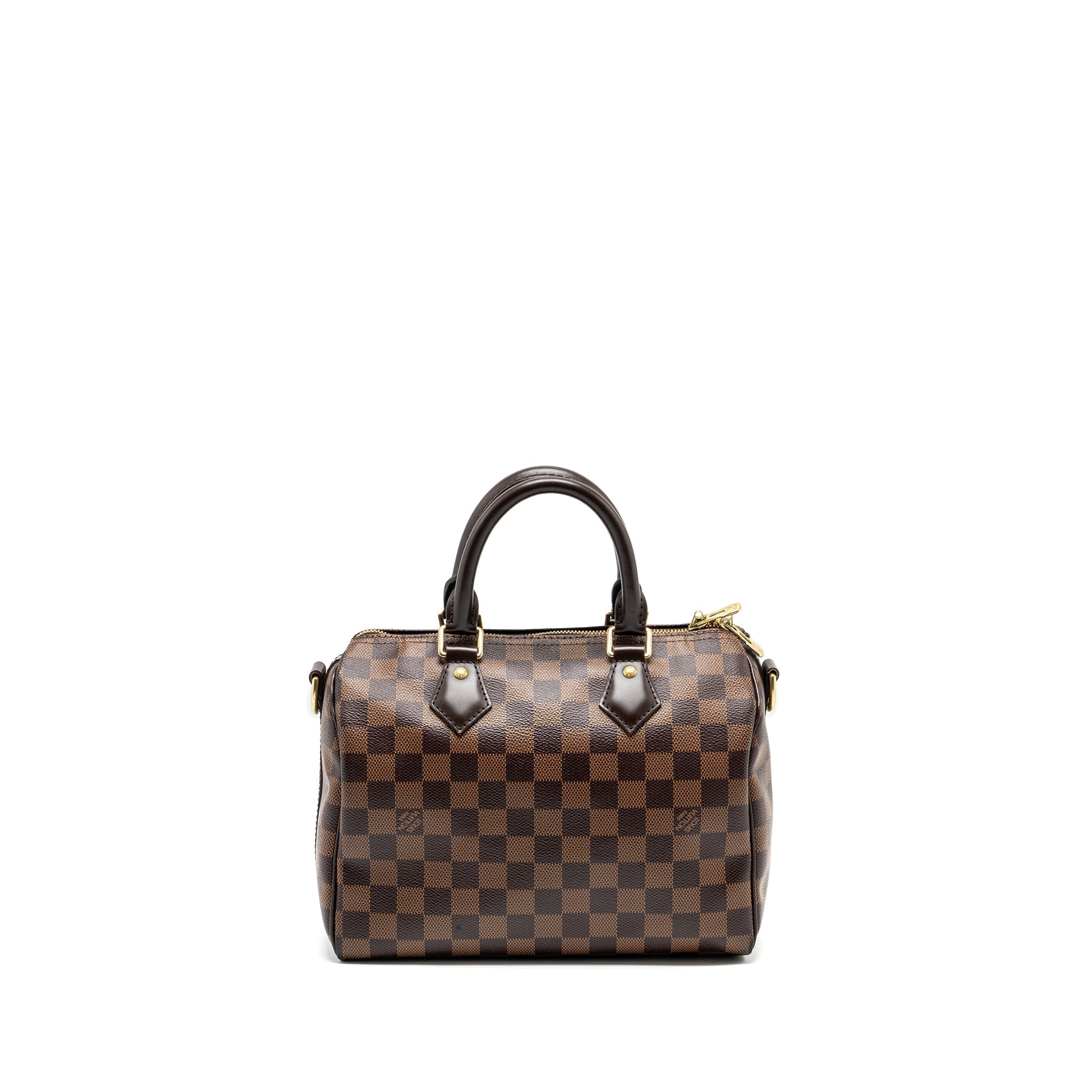 LOUIS VUITTON SPEEDY BANDOULIERE 25 DAMIER EBENE GHW