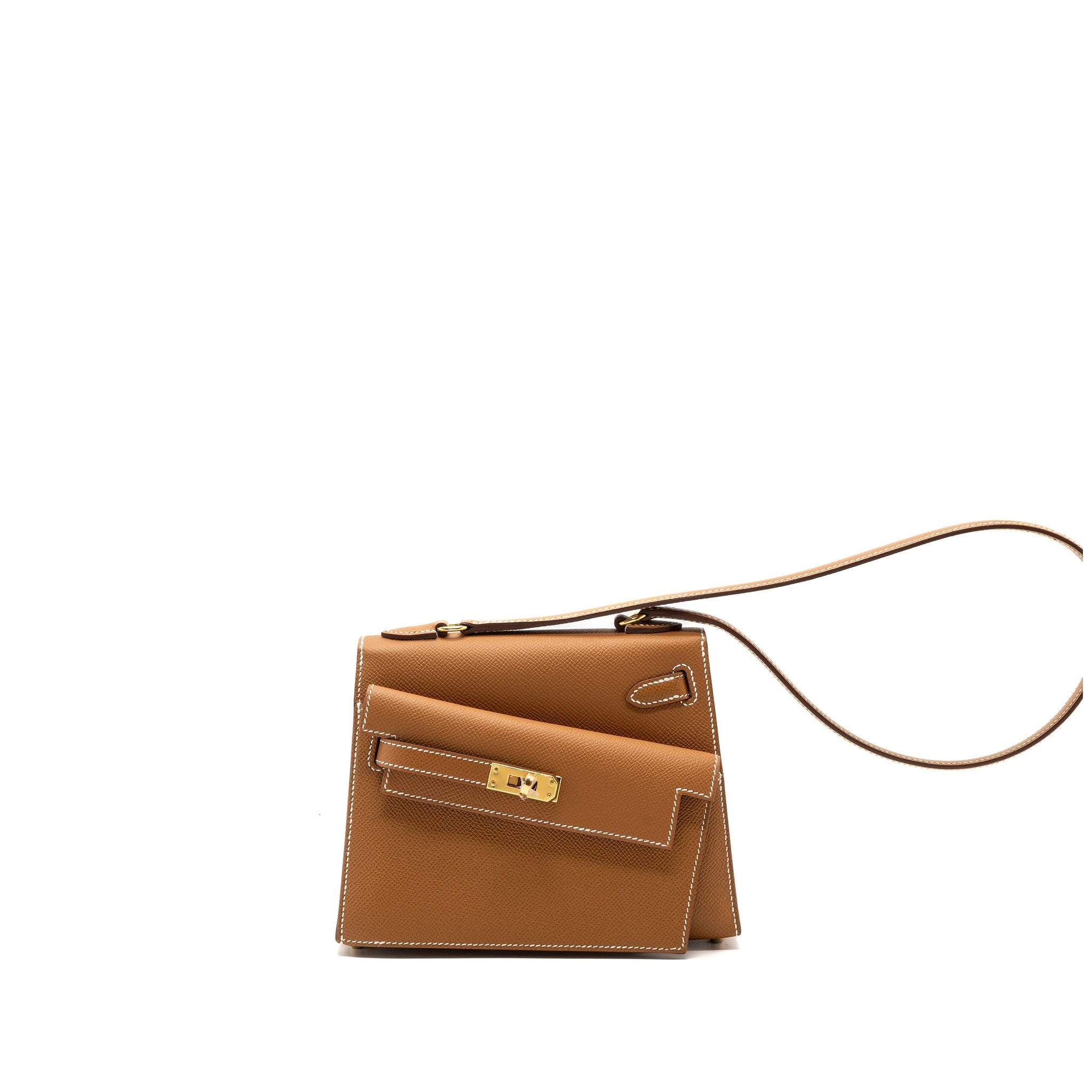 HERMES KELLY SELLIER EN DESORDRE 20 EPSOM GOLD GHW