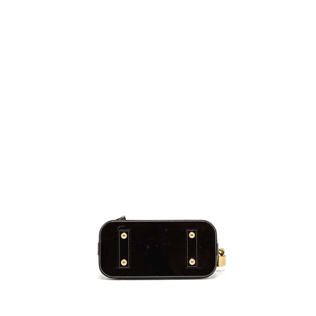 LOUIS VUITTON ALMA BB MONOGRAM PATENT AMATANTE GHW