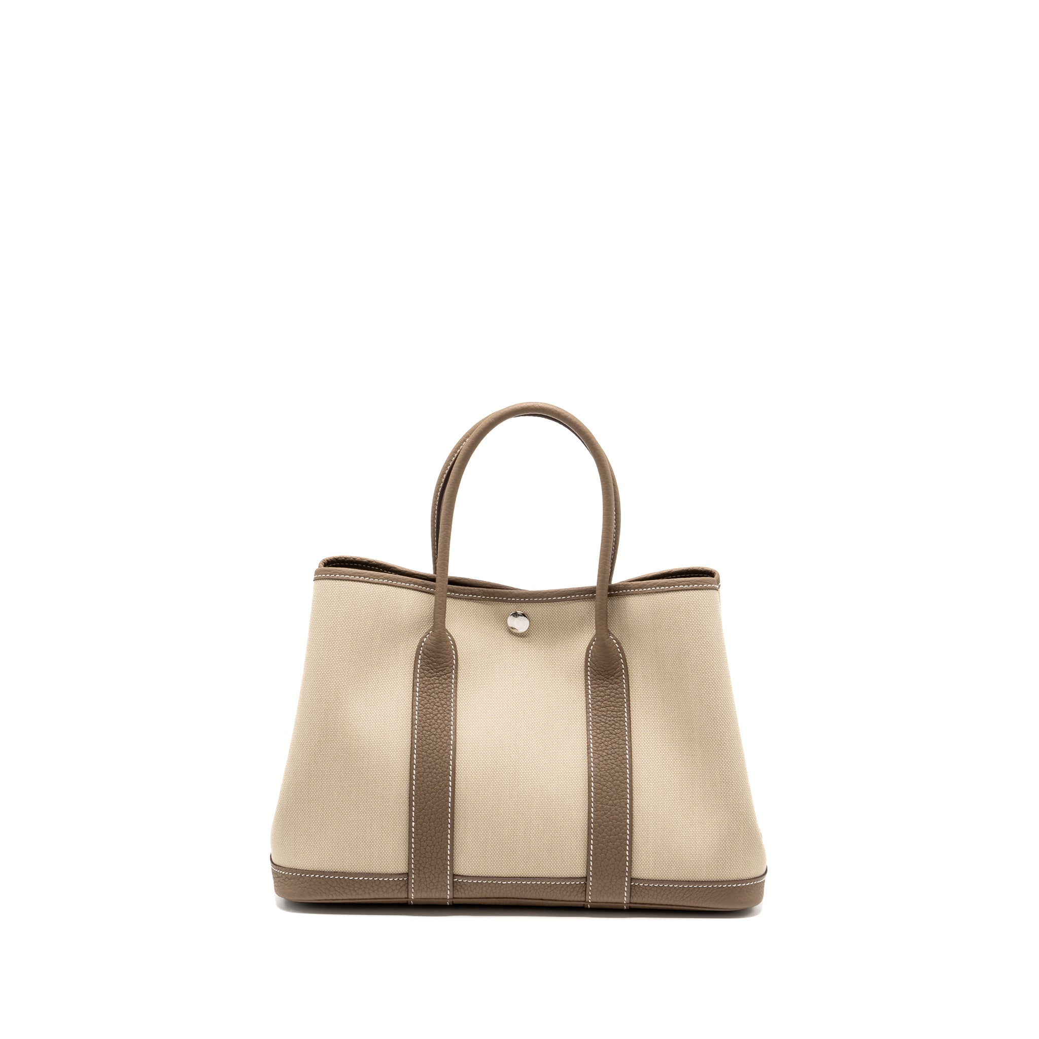 HERMES GARDEN PARTY 30 CANVAS/NEGONDA BETON/ETOUPE SHW