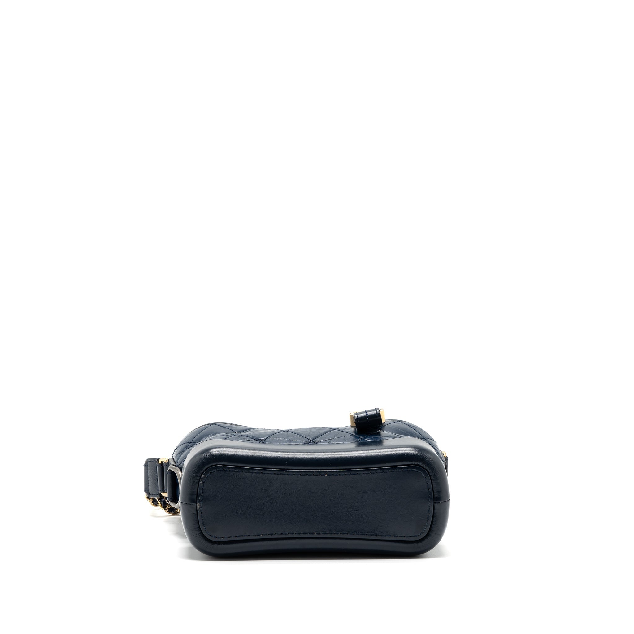 CHANEL SMALL GABRIELLE HOBO BAG CALFSKIN BLUE MULTICOLOUR HARDWARE