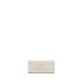 CHANEL BOY LONG WALLET PATENT IRIDESCENT LIGHT GREY LGHW