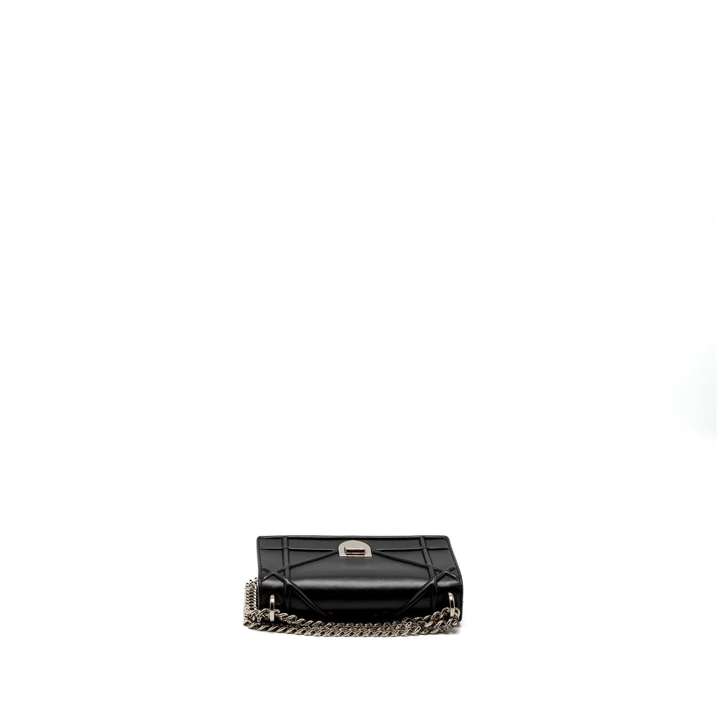 DIOR MINI DIORAMA BAG CALFSKIN BLACK SHW
