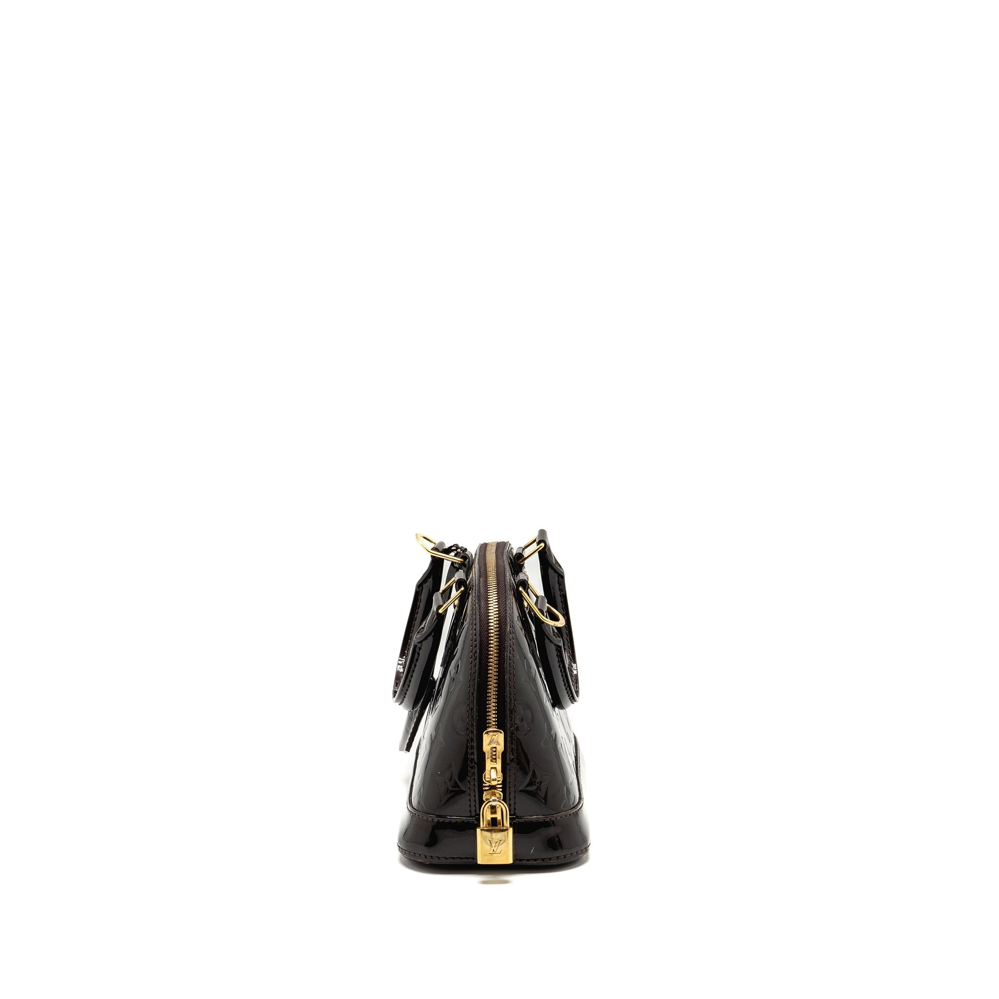 LOUIS VUITTON ALMA BB MONOGRAM PATENT AMATANTE GHW