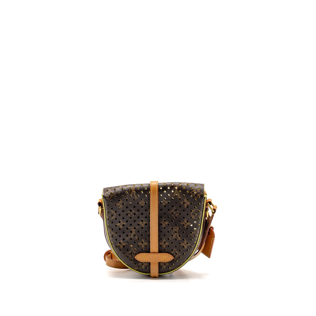 LOUIS VUITTON FLORE CHANTILLY MONOGRAM CANVAS BROWN/GREEN GHW