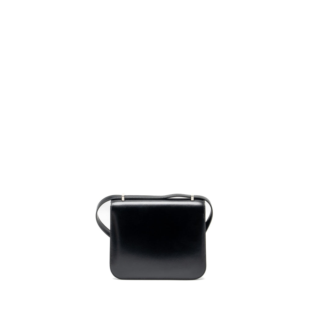HERMES MINI CONSTANCE BOX CALFSKIN BLACK SHW