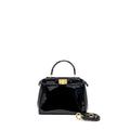 FENDI MINI PEEKABOO PATENT BLACK GHW