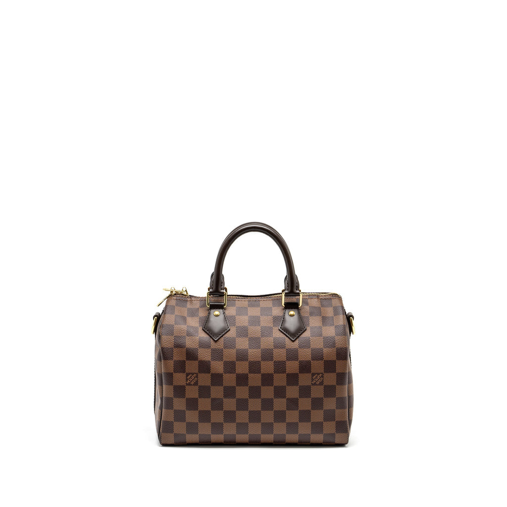 LOUIS VUITTON SPEEDY BANDOULIERE 25 DAMIER EBENE GHW