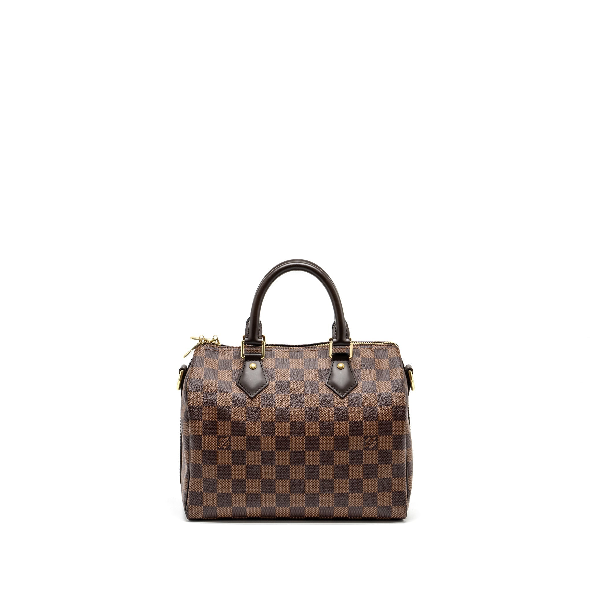 LOUIS VUITTON SPEEDY BANDOULIERE 25 DAMIER EBENE GHW