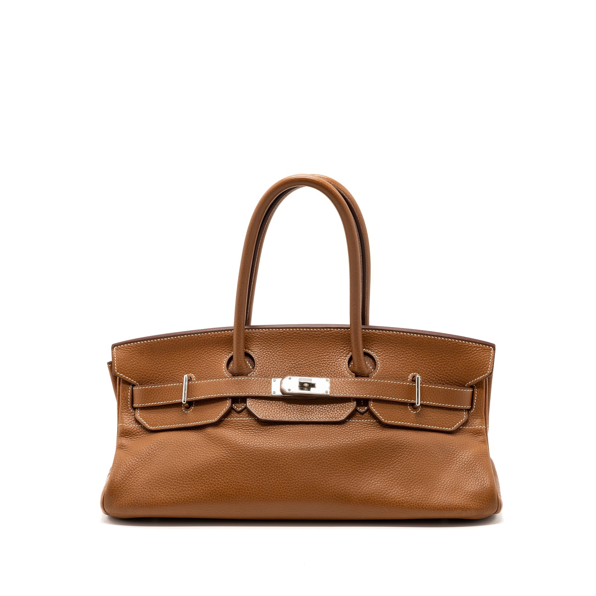 HERMES SHOULDER BIRKIN CLEMENCE GOLD SHW