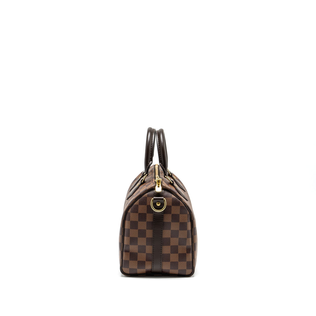 LOUIS VUITTON SPEEDY BANDOULIERE 25 DAMIER EBENE GHW