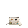 PRADA SAFFIANO ROBOT MONOCHROM CROSSBODY BAG WHITE SHW